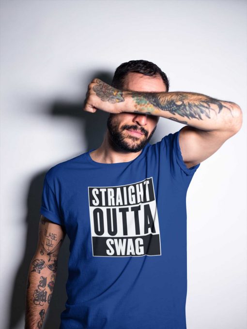 2 46 Superhumour.com Straight Outta Swag - Men’s T-shirt