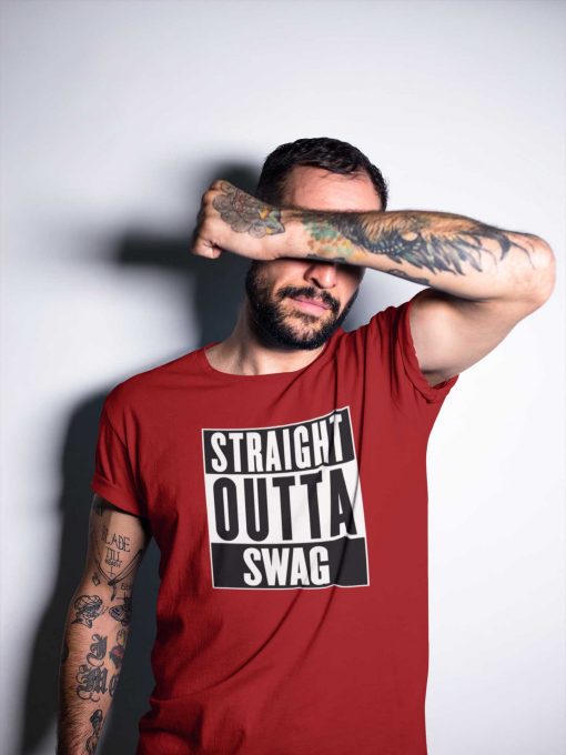 4 46 Superhumour.com Straight Outta Swag - Men’s T-shirt