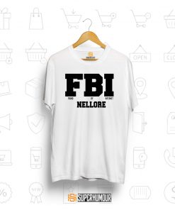FBI NELLORE TSHIRT -  SUPERHUMOUR.COM - TELUGU TSHIRTS - FBI Nellore - Men's T-shirt