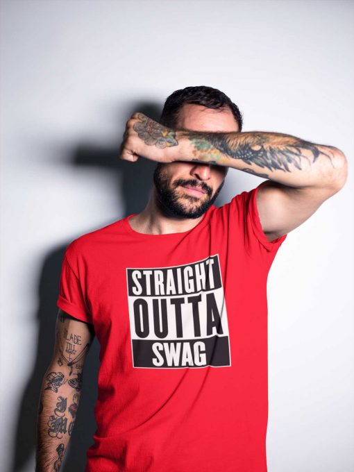 6 31 Superhumour.com Straight Outta Swag - Men’s T-shirt