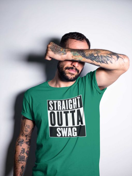 7 28 Superhumour.com Straight Outta Swag - Men’s T-shirt