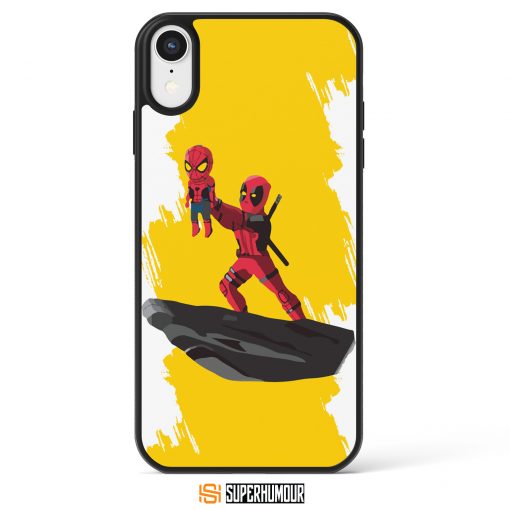 Deadpool - Mobile Case Superhumour - Deadpool mobile cases - Deadpool - mobile cases - latest mobile cases - spiderman mobile case - spidy mobile case - deadpool with spiderman