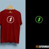 Flash (Glow In Dark) - Men's T-shirt  - GLOW IN DARK - GLOW IN DARK TSHIRTS - TELUGU GLOW IN DARK - SUPERHUMOUR.COM - Flash glow in dark tshirt