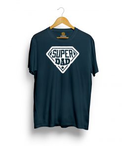Super Dad (Glow In Dark) - Men's T-shirt  - SUPERDAD TSHIRT - GLOW IN DARK - GLOW IN DARK TSHIRTS - TELUGU GLOW IN DARK- GLOW IN DARK TELUGU TSHIRTS - SUPERHUMOUR.COM